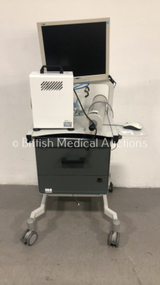 Medisoft Trolley with Monitor, Medisoft Calibration Pump, Keyboard and Accessories