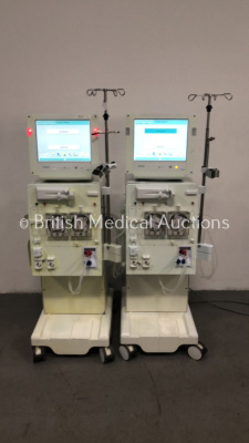 2 x B.Braun Dialog + Dialysis Machines Software Version 8.28 Running Hours 51107 / 49392 (Both Power Up) * SN 30324 / 30194 *