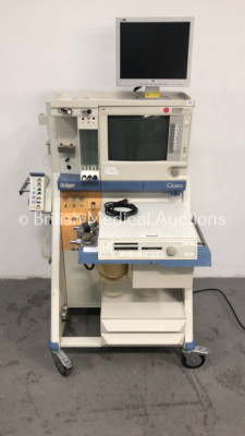 Drager Cicero Anaesthetic Machine with Drager PM 8060 Monitor and Absorber (Powers Up with Blank Screen)