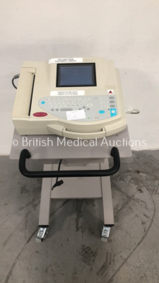 GE Marquette MAC 1200 ECG Machine on Stand with 1 x 10-Lead ECG Lead (Powers Up)