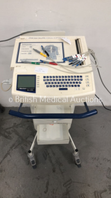 Mortara Instrument ELI 250 ECG Machine on Stand with 1 x 10-Lead ECG Lead (Powers Up-Battery Requires Charging) * Asset No FS 0125313 *