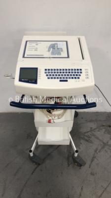 Mortara Instrument ELI 250 ECG Machine on Stand with 1 x 10-Lead ECG Lead (Powers Up)