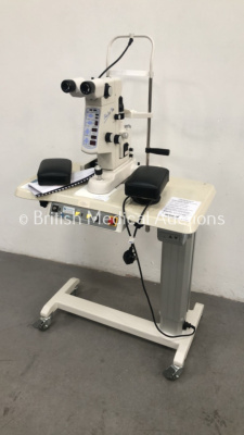 Litechnica Selector Slit Lamp / YAG Laser on Motorized Table (Unable to Power Due to No Key) - 2