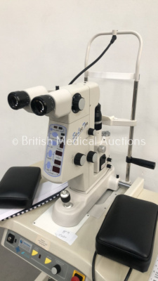 Litechnica Selector Slit Lamp / YAG Laser on Motorized Table (Unable to Power Due to No Key) - 4