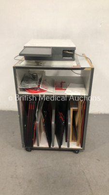 Agfa ID Table with Selection of 15 x X-Ray Plates *S/N 10996*