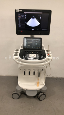 Philips Epiq 5C Flat Screen Ultrasound Scanner Ref 989605408541 *S/N USN13C0462* **Mfd 2013** SVC HW A.0 Application Software Version 1.5.8.916 Operat