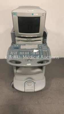 Acuson Sequoia 512 Model No 08245875 Ultrasound Scanner (Hard Drive Removed-Missing Dial-See Photos) * SN 61939 * * Mfd 2003 *