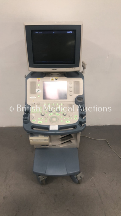 Toshiba Xario SSA-660A Ultrasound Scanner with Sony Digital Graphic Printer UP-D895MD (Powers Up) * SN 99E0726425 * * Mfd Feb 2007 *