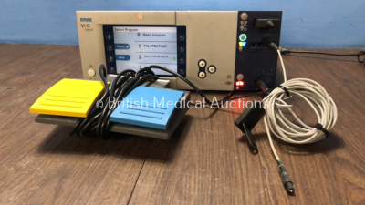 ERBE VIO 200 D Electrosurgical Unit Version 2.3.5 with 1 x Footswitch (Powers Up)