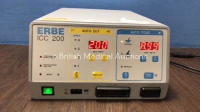 ERBE ICC 200 Electrosurgical Unit (Powers Up)