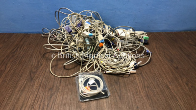 Job Lot of ECG and Patient Monitoring Cables