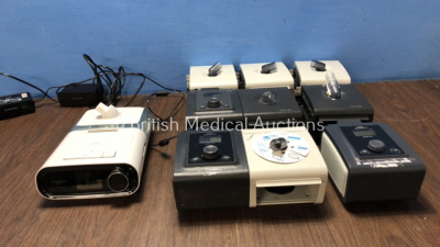 Job Lot Including 1 x Philips Respironics Dream Station BiPAP S/T Unit (Powers Up when Tested with Stock Power Supply-Power Supply Not Included) 3 x P