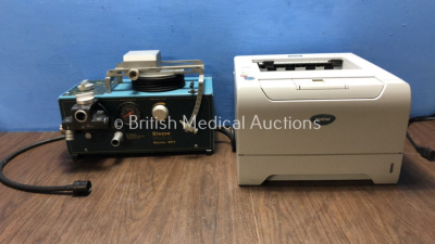 1 x Blease Medical Manley MP3 Ventilator and 1 x Brother HL-5240L Laser Printer (Powers Up) * 8613299 / FS0125110 / FS0125091 / FS0125110*