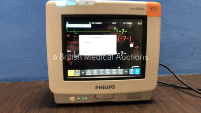 Philips Intellivue MP5 Neonatal Patient Monitor Software Revision L.01.05 Including ECG, SpO2, NBP, Temp, Press and CO2 Options (Powers Up with Cracke