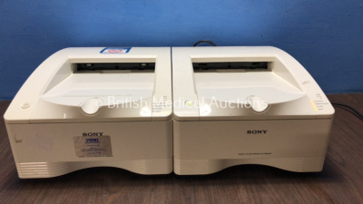 2 x Sony UP-DR80MD Digital Color Printers (Both Power Up)