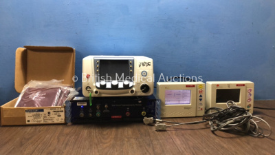 Mixed Lot Including 5 x Dura Cuf Ref DUR-A3-2A BP Cuffs, 1 x Iris Medical IQ 810 Laser Unit with Keys (No Power when Tested) 1 x CN Systems Task Force