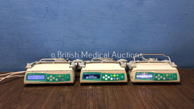 3 x B.Braun Infusomat Space Infusion Pumps with 3 x Power Supplies (All Power Up) *61629 / 277592 / 61293*