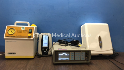 Mixed Lot Including 1 x SAM 12 Suction Unit (Untested) 1 x Welch Allyn Spot Vital Signs Monitor (Powers Up when Tested with Stock Power Supply-Power S