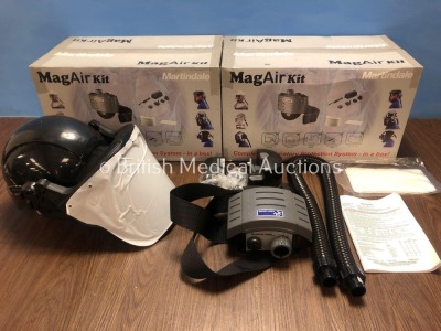 2 x Martindale Ref-M23CHFUVKIT MagAir Kit Respiratory Systems *Stock Photos Used*