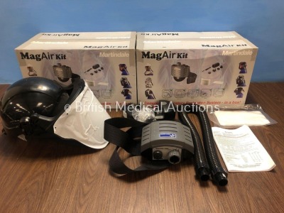 2 x Martindale Ref-M23CHFUVKIT MagAir Kit Respiratory Systems *Stock Photos Used*