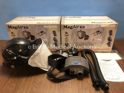 2 x Martindale Ref-M23CHFUVKIT MagAir Kit Respiratory Systems *Stock Photos Used*