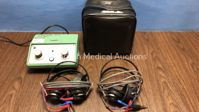 Kamplex Screening Audiometer AS7 with 2 x Audiocups in Carry Case