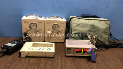 Mixed Lot Including 2 x Fisher & Paykel Neopuff Infant Resuscitators, 1 x Nellcor N-550 Pulse Oximeter (Powers Up) 1 x Huntleigh Dopplex Assist Unit w