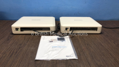 2 x Philips Intellivue XDS Patient Monitoring Systems (Both Power Up)