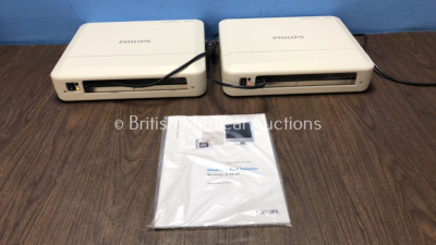 2 x Philips Intellivue XDS Patient Monitoring Systems (Both Power Up)