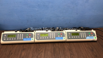 3 x Graseby 3500 Anaesthesia Pumps (All Power Up)