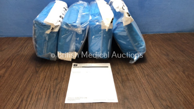 4 x Medline Ref FGUBS407A Knee Arthroscopy Kits Including Bandages, Fressings, Bowls, Swabs and Syringes *Exp 11 / 2020*