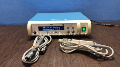 Smith + Nephew Dyonics Power Control Unit Version V3.0 with 2 x Dyonics Smith + Nephew PowerMax Elite Handpieces (Powers Up)