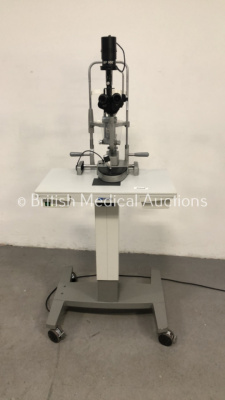 Haag Streit Bern BP 900 Slit Lamp with 2 x 12,5x Eyepieces (Powers Up with Good Bulb) *S/N NA*