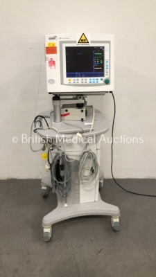 Datex-Ohmeda MRI Compact Anaesthesia Patient Monitor on Stand with Module Rack with NIBP, P1,P2,SPO2, ECG and Gas Module with Spirometry Option and D-