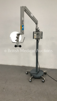 Zeiss OPMI 99 Surgical Microscope on Stand with 2 x Eyepieces and f 200 T* Lens (Powers Up) *S/N 30 32 74 -9901*