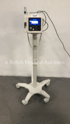 Philips Suresigns VS2+ Patient Monitor on Stand (Powers Up)