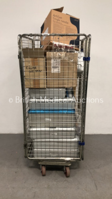 Mixed Cage Including Metal Cases, Intersurgical Adult Nasal Cannulas, LAM Teleflex Laryngeal Mask Airways and Gambro ArtiSet Single Needle Blood Tubin