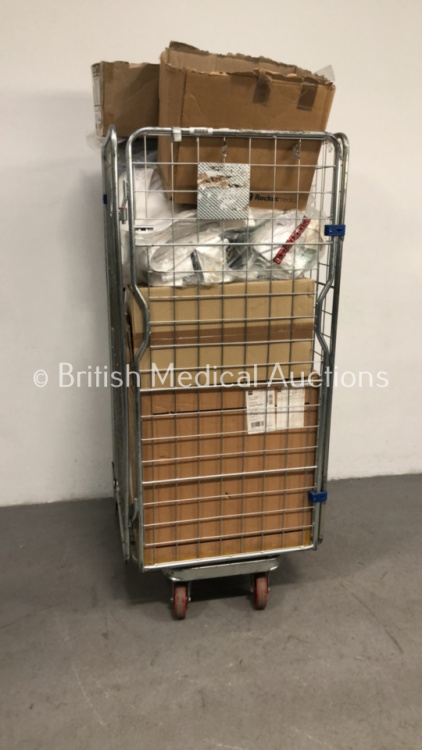 Mixed Cage Including Drager Ventstar Oxylog 200,180 Breathing Circuits, Unomedical Oxygen Catheter and Medtronics Guiding Catheters (Cage Not Included