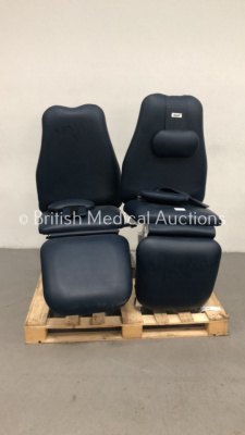 2 x Hydraulic Therapy Chairs