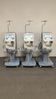 3 x Gambro AK 96 Dialysis Machines Software Version 4.20 (All Power Up)