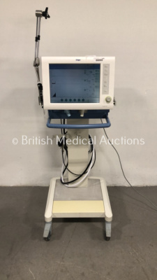 Drager Evita XL Ventilator on Stand Software Version 07.05 with Hoses (Powers Up) *Running Hours 99142 * **S/N ARXC-0190** ***Mfd 2006***