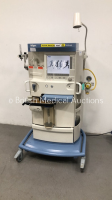 Drager Primus Anaesthesia Machine Software Version 4.53.00 *Operating Hours Mixer 86088 Ventilator 7939* with Bellows, Absorber and Hoses (Powers Up)