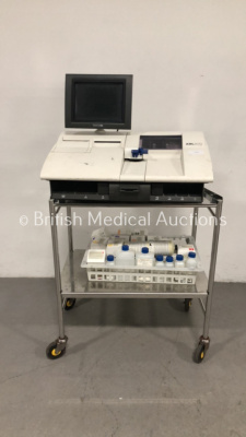 1 x ABL800 Flex Blood Gas Analyzer on Stainless Steel Trolley with Accessories