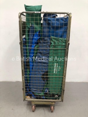 Mixed Cage Including Ferno Traction Splints,Zoll Defib Bags and Leads (Cage Not Included)