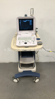 Mindray Digiprince DP-6000 Portable Ultrasound Scanner *S/N BE-8C102371* **Mfd 12/2008** with 2 x Transducers / Probes (35C50EA *Mfd 05/2018* and 7SL3