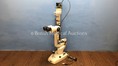 CSO SL 9900-Elite LED Slit Lamp with 2 x 12.5 Eyepieces (Missing Casing -See Photo and Untested Due to No Power Supply)