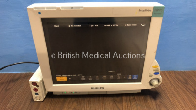 Philips IntelliVue MP70 Neonatal Touch Screen Monitor *Mfd 2007-03* SW Rev J.10.45 (Powers Up with Slight Mark to Screen) with 1 x Philips M3001A Modu