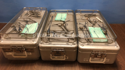 2 x SMR Surgical Sets in Metal Trays