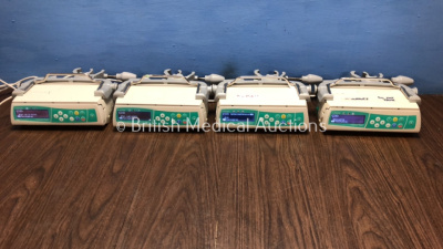 Job Lot of 4 x B.Braun Infusomat Space Infusion Pumps with 4 x Power Supplies (All Power Up) *61295 / 277676 / 61424 / 61328*