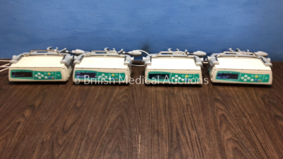 Job Lot of 4 x B.Braun Infusomat Space Infusion Pumps with 4 x Power Supplies (All Power Up) *61179 / 79262 / 61471 / 61318*